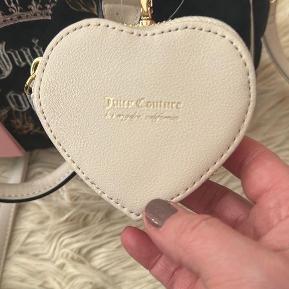 Juicy Couture Black Quilted Royal Moment bowler Handbag - Picture 7 of 10